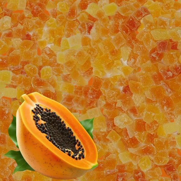 Papaya Würfel