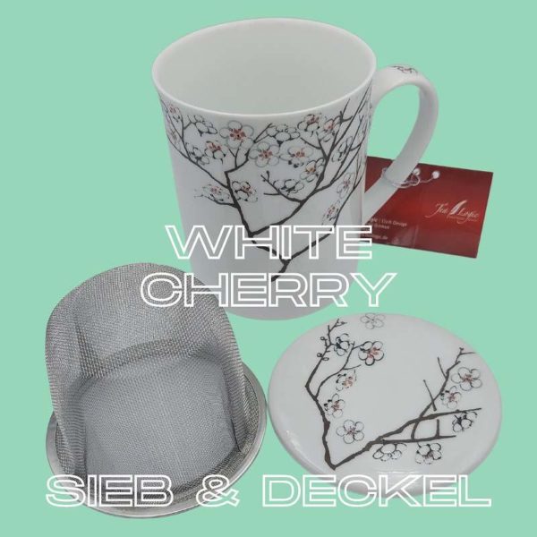 Teetasse White Cherry Set Einzelkomponenten
