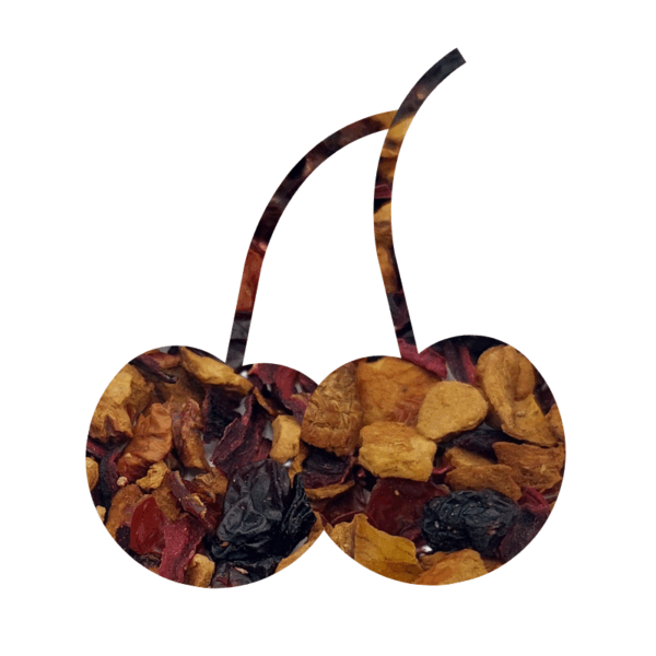 Apfel Kirsch Früchtetee im Kirsch Sujet