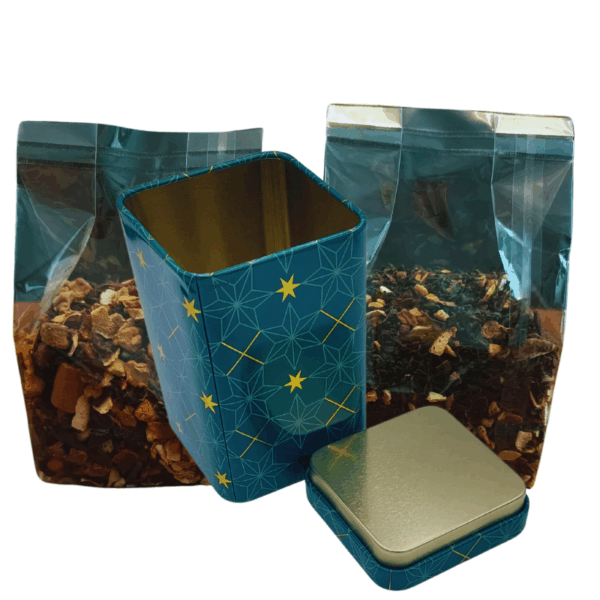 Teedose mit Teemischung Weihnachten