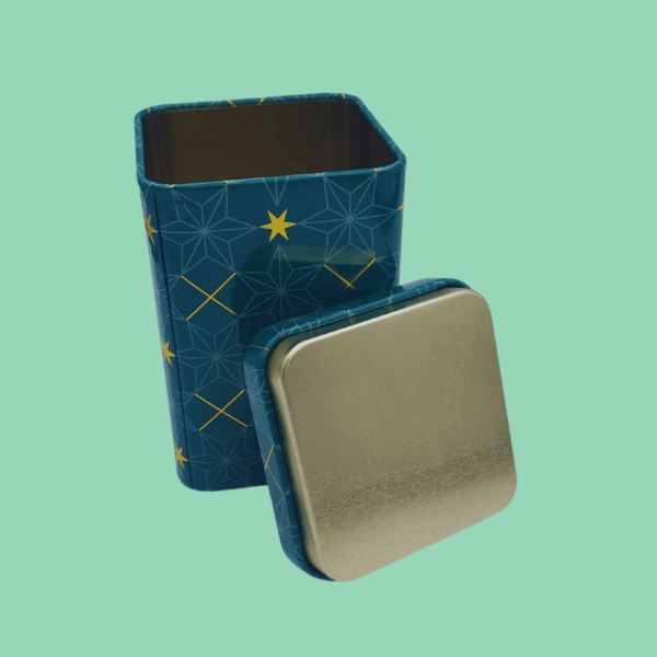 Teedose Weihnachten offen