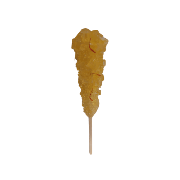 Stehender Safran Kandisstick