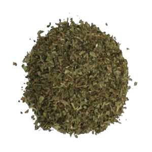 Pfefferminze geschnitten