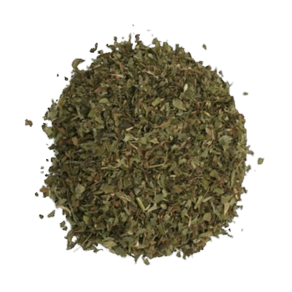 Pfefferminze geschnitten