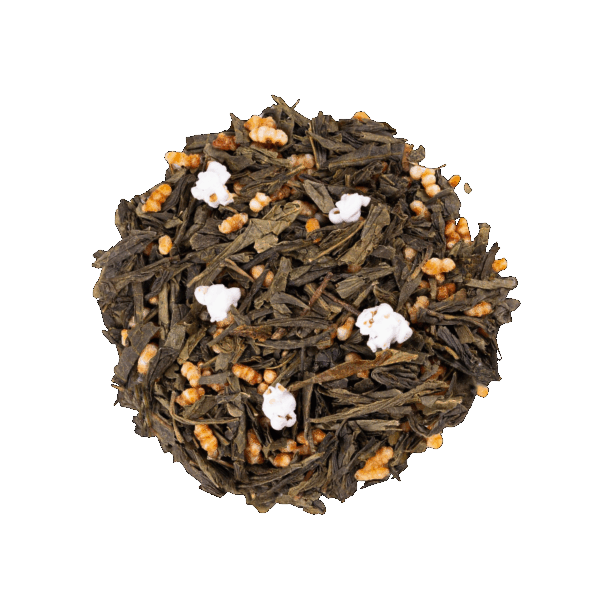 Japan Genmaicha, Grüntee mit geröstetem Reis, Popcorn Tee