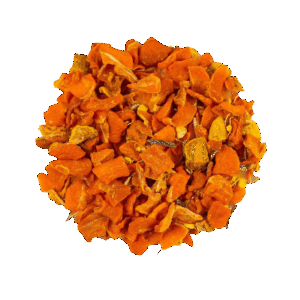Karotte Kurkuma Tee schöne Herbstliches Orange lose Teemischung ohne Aroma