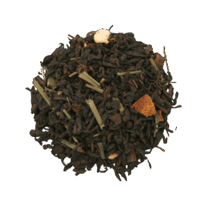 Pu Erh Zitrone - China Pu Erh Tee mit der frischen Note von Zitronenschalen und Lemongras