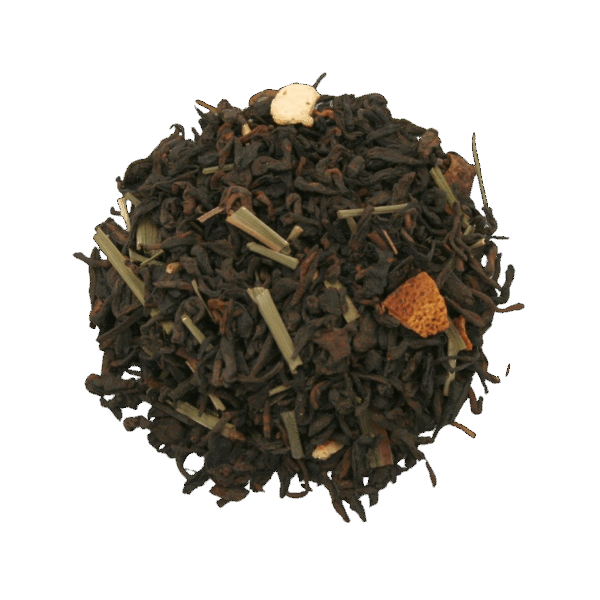Pu Erh Zitrone - China Pu Erh Tee mit der frischen Note von Zitronenschalen und Lemongras
