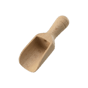 Teeschaufel aus Holz 7 cm für Losen Tee oder Gewürze